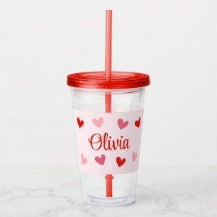 Gepersonaliseerde Galentine's Party Favoriet Gift Acryl Drinkbeker