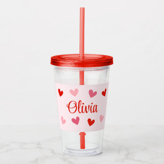 Gepersonaliseerde Galentine's Party Favoriet Gift  Acryl Drinkbeker