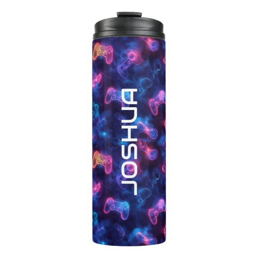 Gepersonaliseerde gamecontroller cool thermosbeker (Voorkant)