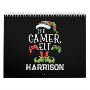 Gepersonaliseerde Gamer Elf Kerst Video Gamen Kalender