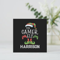 Gepersonaliseerde Gamer Elf Kerst Video Gaming 