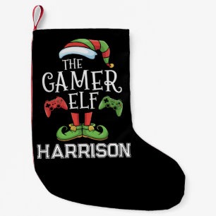 Gepersonaliseerde Gamer Elf Kerstmis Video Gaming  Kleine Kerstsok
