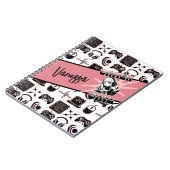 Gepersonaliseerde Gamer Meisje | Kansspelen Notitieboek (Linkerzijde)