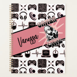 Gepersonaliseerde Gamer Meisje | Kansspelen Planner
