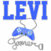 Gepersonaliseerde gamer sticker (Voorkant)