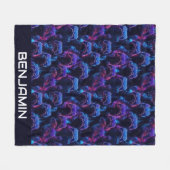 Gepersonaliseerde gaming controller jongens fleece deken (Voorkant (Horizontaal))