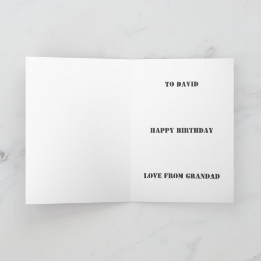 Gepersonaliseerde Gaming Verjaardag Kaart (Binnen)