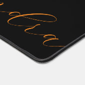 Gepersonaliseerde ganzenveer bureaumat (Hoek)