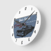 Gepersonaliseerde Garage GTO Ronde Klok (Hoek)