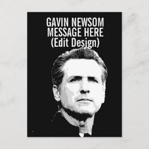 Gepersonaliseerde Gavin Newsom Briefkaart