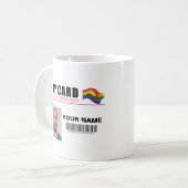 Gepersonaliseerde Gay Mok Grappig Gift Joke Gay Id (Voorkant links)