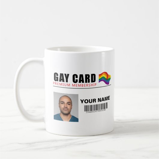 Gepersonaliseerde Gay Mok Grappig Gift Joke Gay Id (Links)
