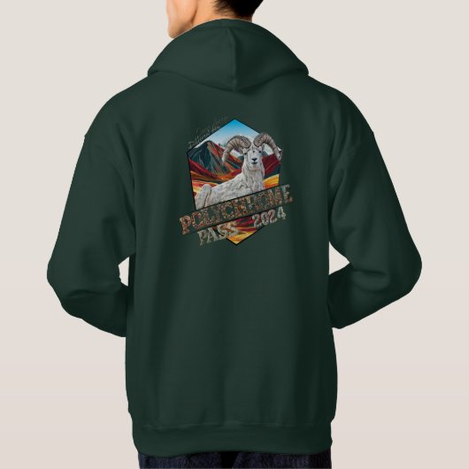 Gepersonaliseerde Geavanceerde Blasting Polychrome Hoodie (Achterkant)