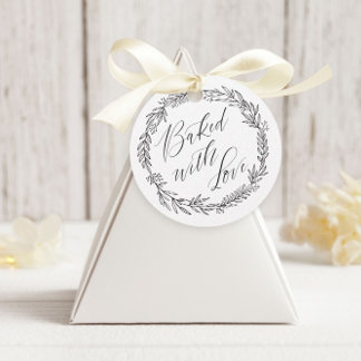 Gepersonaliseerde Gebakken met liefde Boerderij Bedankjes Labels