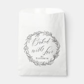 Gepersonaliseerde gebakken met liefde Elegant Bedankzakje (Voorkant)