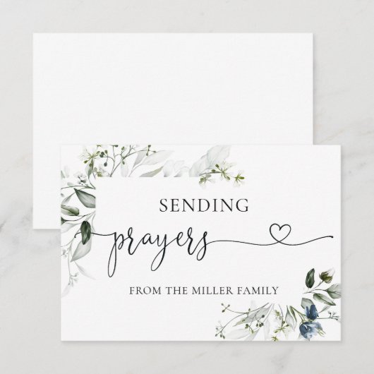 Gepersonaliseerde Gebed Kaarten met Enveloppen (Voorkant / Achterkant)