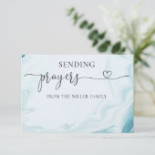 Gepersonaliseerde Gebed Kaarten met Enveloppen (Staand voorkant)