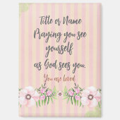 Gepersonaliseerde gebedsofferte magneet (Voorkant)