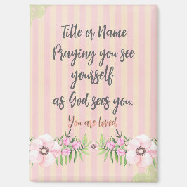 Gepersonaliseerde gebedsofferte magneet