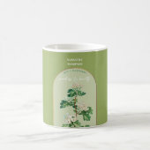 Gepersonaliseerde Geboorte Bloem Maand May Hawberr Koffiemok (Center)