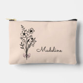 Gepersonaliseerde Geboorte Maand Bloem Licht Perzi Etui (Voorkant)