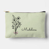 Gepersonaliseerde Geboorte Maand Bloem Licht Wijze Etui (Voorkant)