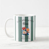 Gepersonaliseerde Geboortebloem Mok (Links)