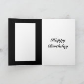 Gepersonaliseerde geboortejaar verjaardagskaart kaart (Binnen)