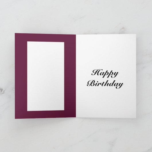 Gepersonaliseerde geboortejaar verjaardagskaart kaart (Binnen)