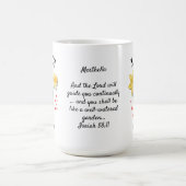 Gepersonaliseerde Geboortemaand Bloem MAART Daffod Koffiemok (Center)