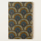 Gepersonaliseerde geborduurde-stijl planner (Achterkant)