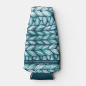 Gepersonaliseerde gebreide kerst flesjeskoeler (Voorkant)