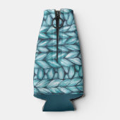 Gepersonaliseerde gebreide kerst flesjeskoeler (Achterkant)