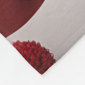 Gepersonaliseerde gebreide sneeuwpop fleece deken (Hoek)