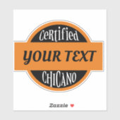 Gepersonaliseerde gecertificeerde Chicano auto sti Sticker (Vel)