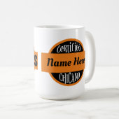 Gepersonaliseerde gecertificeerde Chicano Koffiemok (Voorkant rechts)