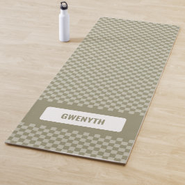 Gepersonaliseerde Gecontroleerde Groene Sage Enig  Yogamat