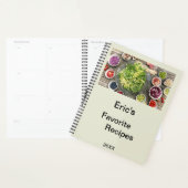 Gepersonaliseerde gedateerde planner receptenboek (Display)