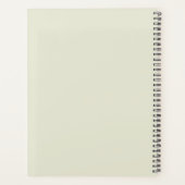 Gepersonaliseerde gedateerde planner receptenboek (Achterkant)