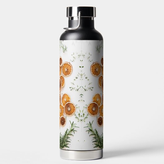 Gepersonaliseerde gedateerde vakantie waterfles (Rechts)