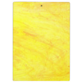 Gepersonaliseerde Geel Klembord (Achterkant)