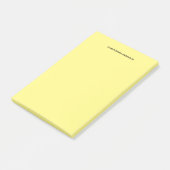Gepersonaliseerde Geel Post-it® Notes (Schuin)