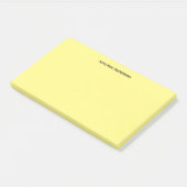Gepersonaliseerde Geel Post-it® Notes (Schuin)