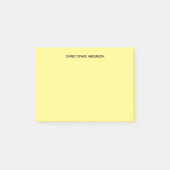 Gepersonaliseerde Geel Post-it® Notes (Voorkant)