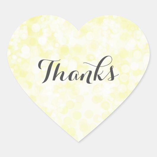 Gepersonaliseerde Geel Simply Heart Stickers Roze (Voorkant)