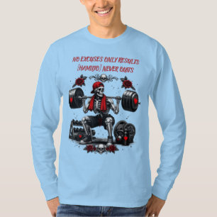 Gepersonaliseerde Geen Excuses Alleen Resultaten T-shirt