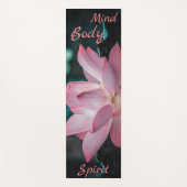 Gepersonaliseerde geest Gediend Lotus Yoga Mat (Voorkant)