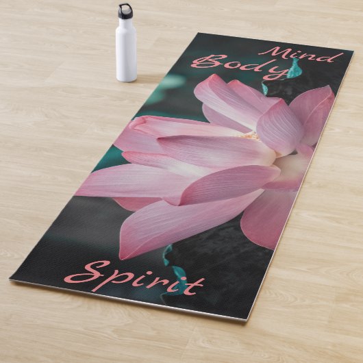 Gepersonaliseerde geest Gediend Lotus Yoga Mat (In situ)