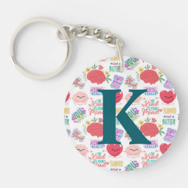 Gepersonaliseerde geestelijke gezondheid Motivatie Sleutelhanger