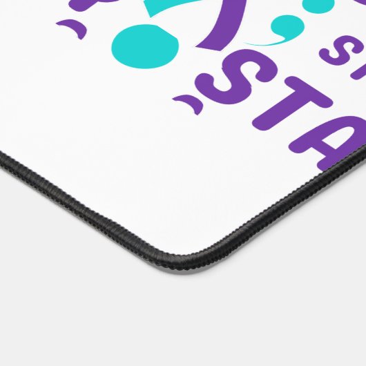 Gepersonaliseerde geestelijke gezondheid verblijf bureaumat (Hoek)